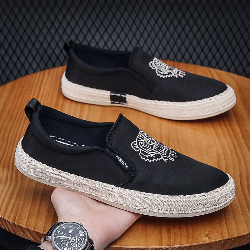 black Breathable shoes for man - Espadrille Slip On recensione e prezzo