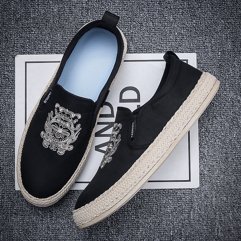 black Breathable shoes for man - Espadrille Slip On recensione e prezzo