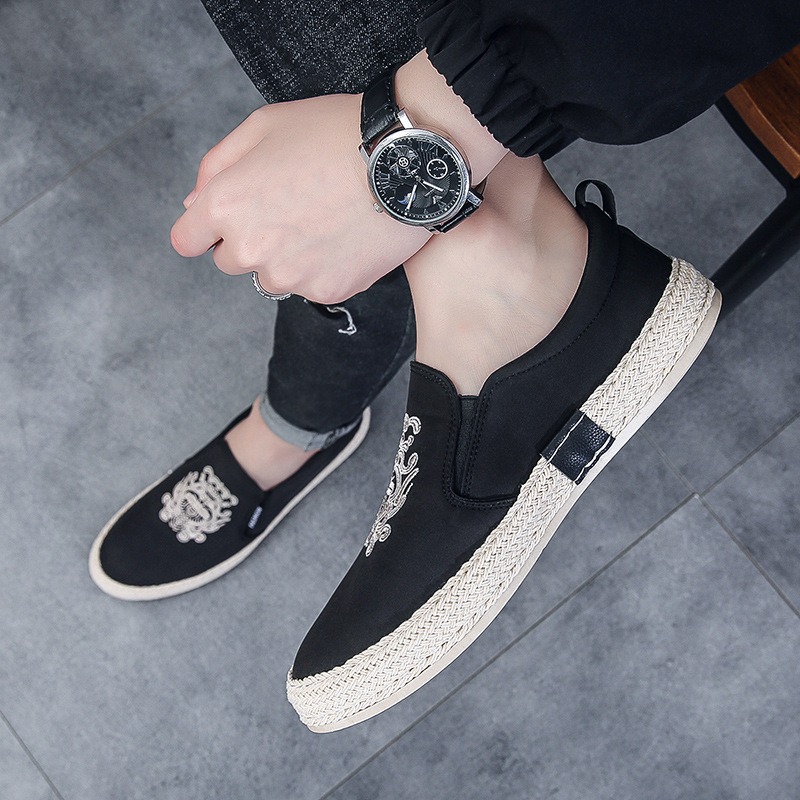 black Breathable shoes for man - Espadrille Slip On recensione e prezzo