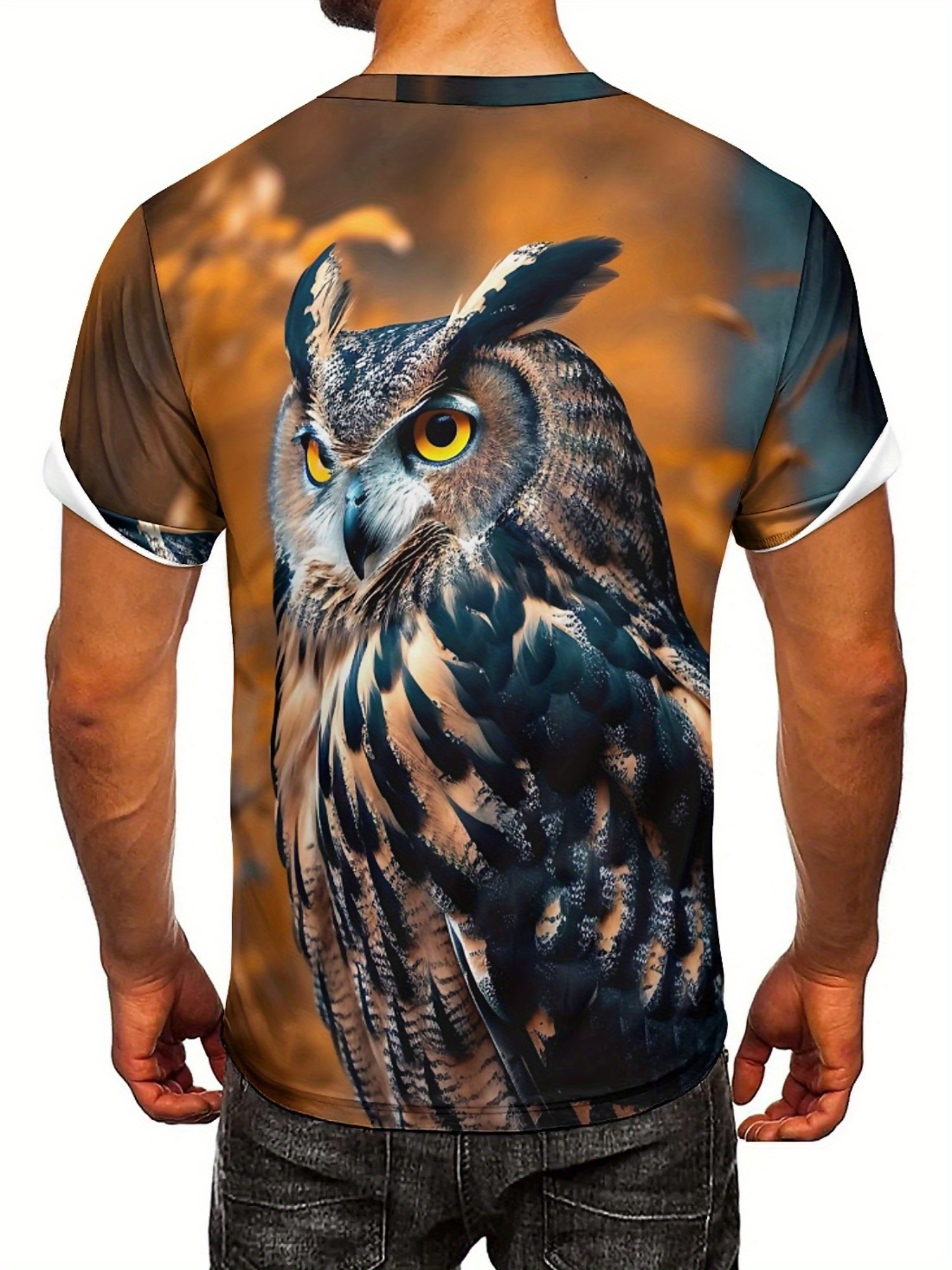 Men's & Women's 3D Print Owl G - Tee Graphic Print recensione e prezzo
