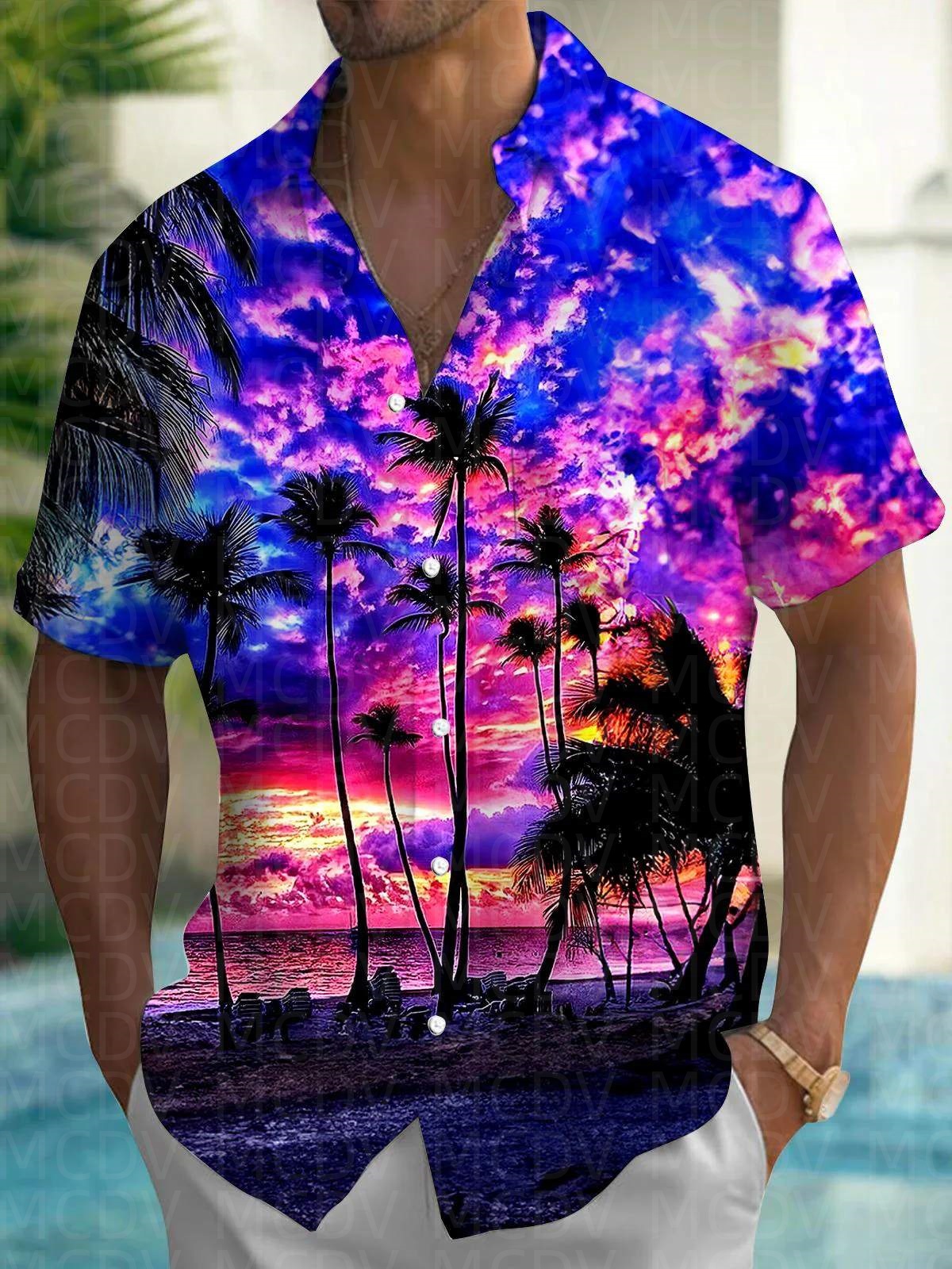 Cute Pattern Men's Hawaiian Sh - Shirt Camp Collar recensione e prezzo