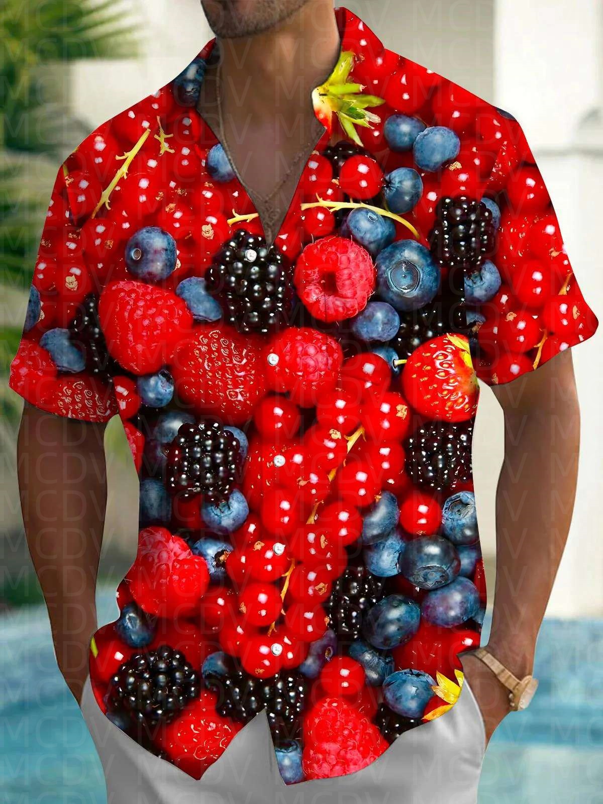 Cute Pattern Men's Hawaiian Sh - Shirt Camp Collar recensione e prezzo