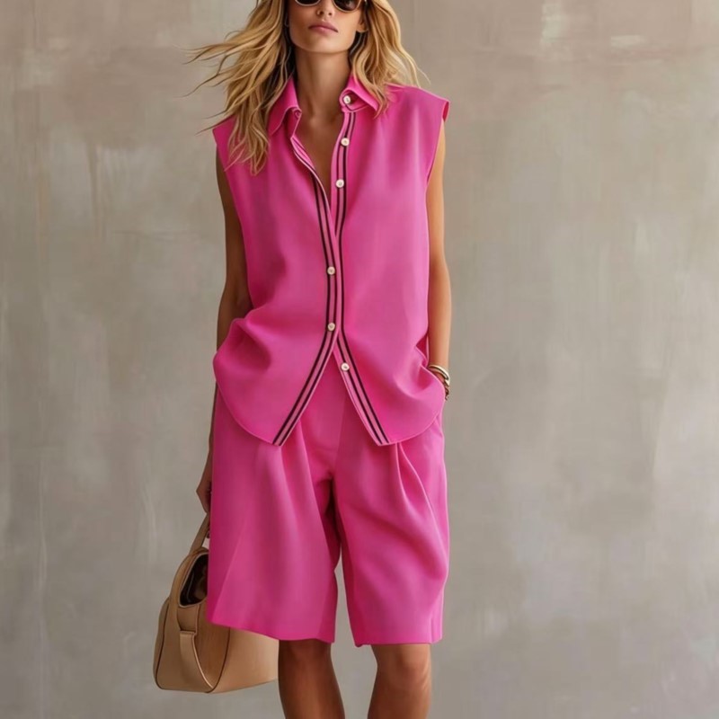Summer Fashion Solid Linen Ble - Shirt Camp Collar recensione e prezzo