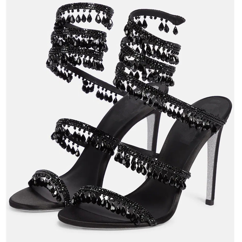 Sexy Green Crystal Fringe Stil - Casual Sandal Leather recensione e prezzo