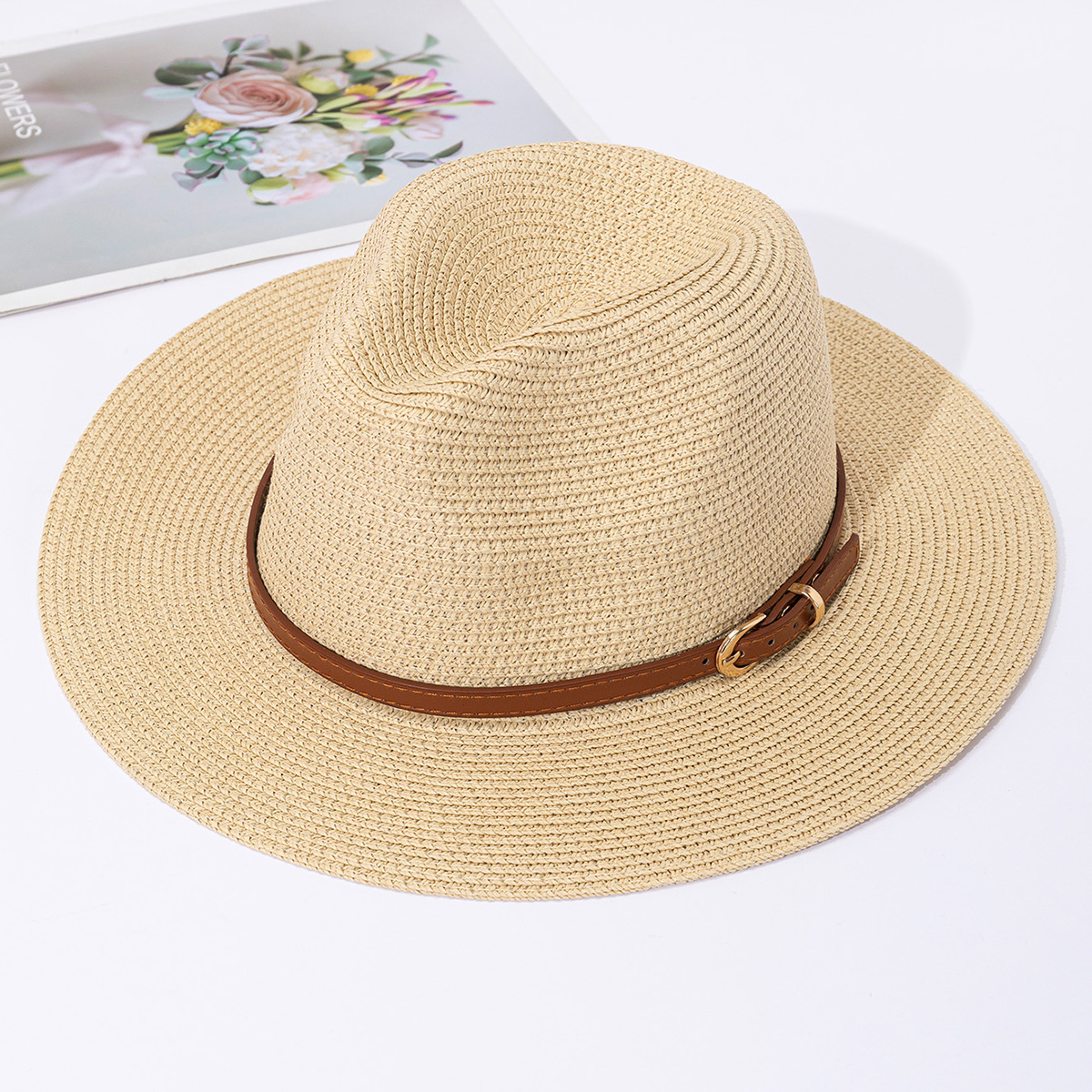 Panama straw hat, female jazz  - Bucket Hat Straw recensione e prezzo
