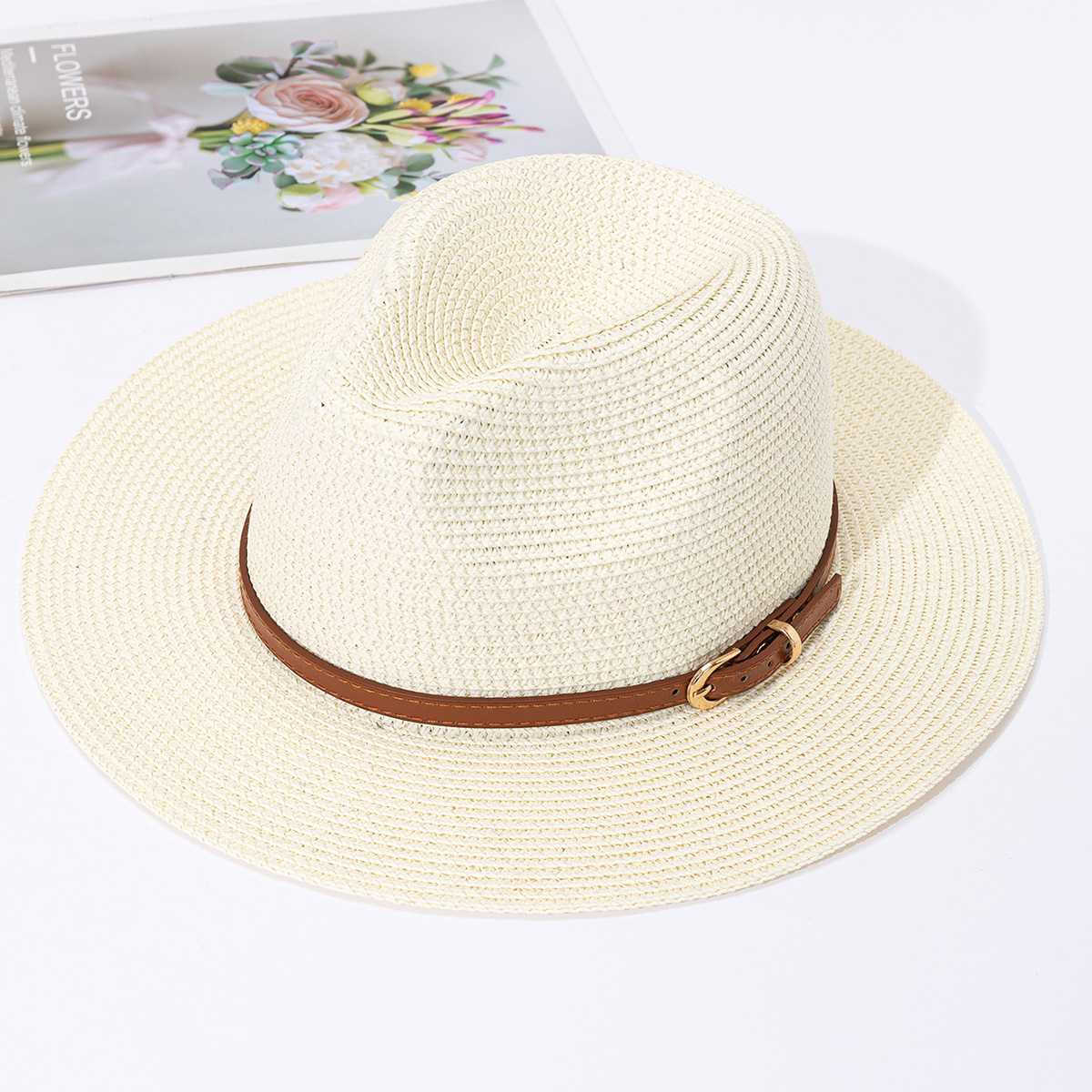 Panama straw hat, female jazz  - Bucket Hat Straw recensione e prezzo