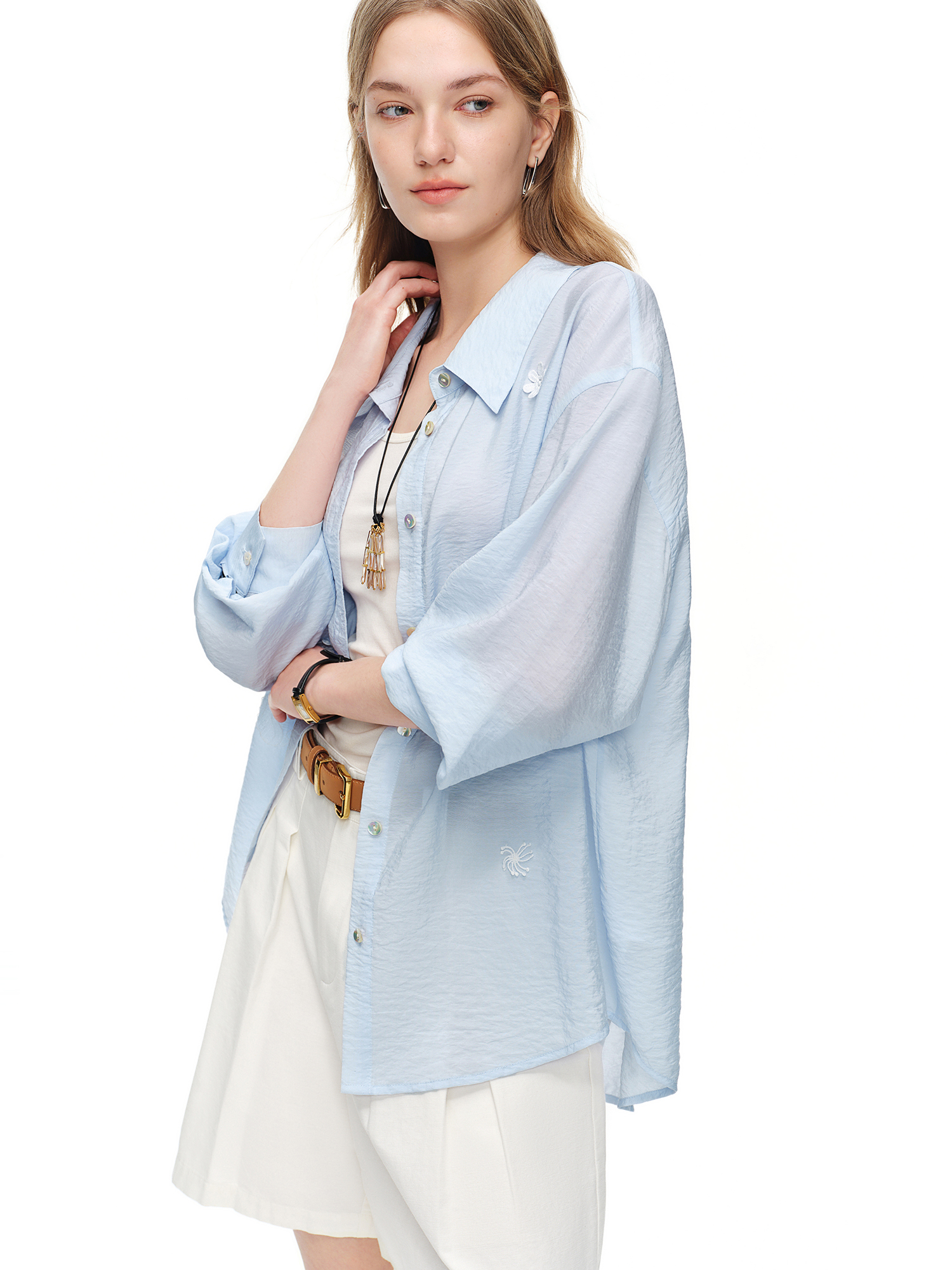 DUSHU 2026 Summer Women's Ligh - Resort Shirt Floral recensione e prezzo