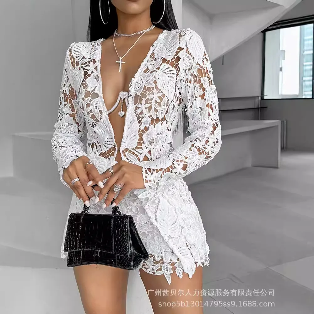 Women Sexy Short Sets Hollow O - Linen Shirt Breathable recensione e prezzo