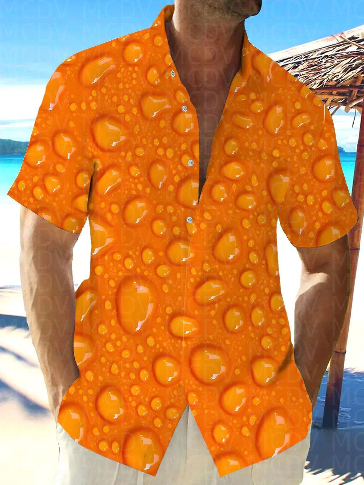 Star Pattern Style Men's Hawai - Shirt Camp Collar recensione e prezzo