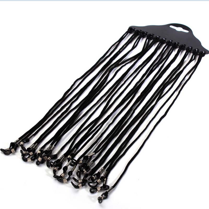 12pcs/set Black Nylon Cord Eye - Sunglass Retainer Cord recensione e prezzo