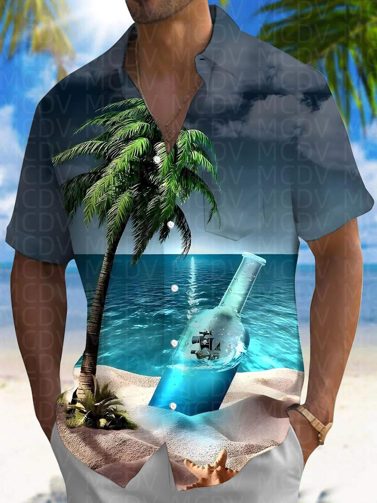 Trump Pattern Men's Hawaiian S - Shirt Camp Collar recensione e prezzo