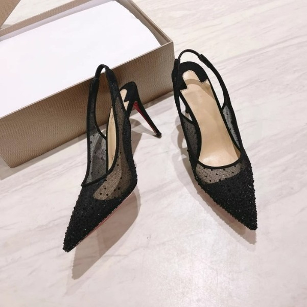 Mesh Rhinestone Rear Empty Sti - Casual Sandal Leather recensione e prezzo