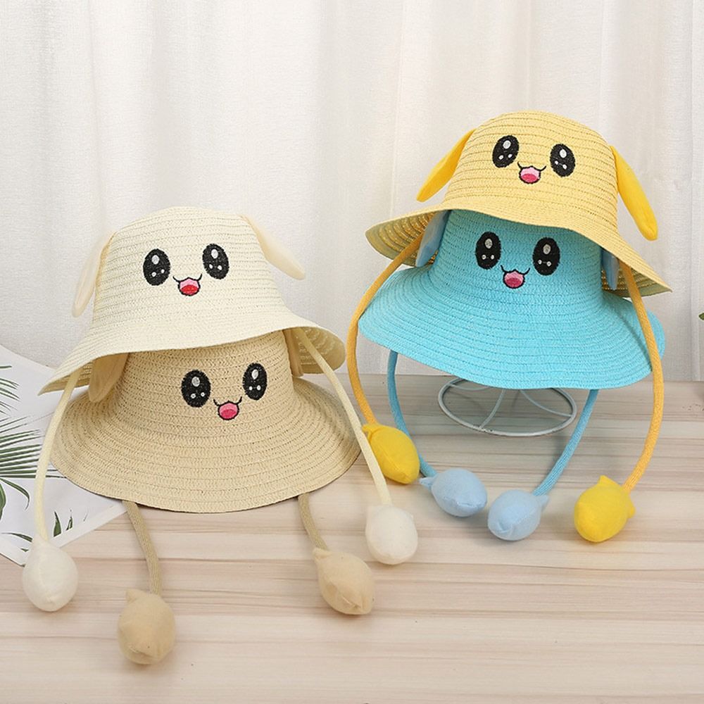 Summer Bucket Cap Moving Ears  - Bucket Hat Straw recensione e prezzo