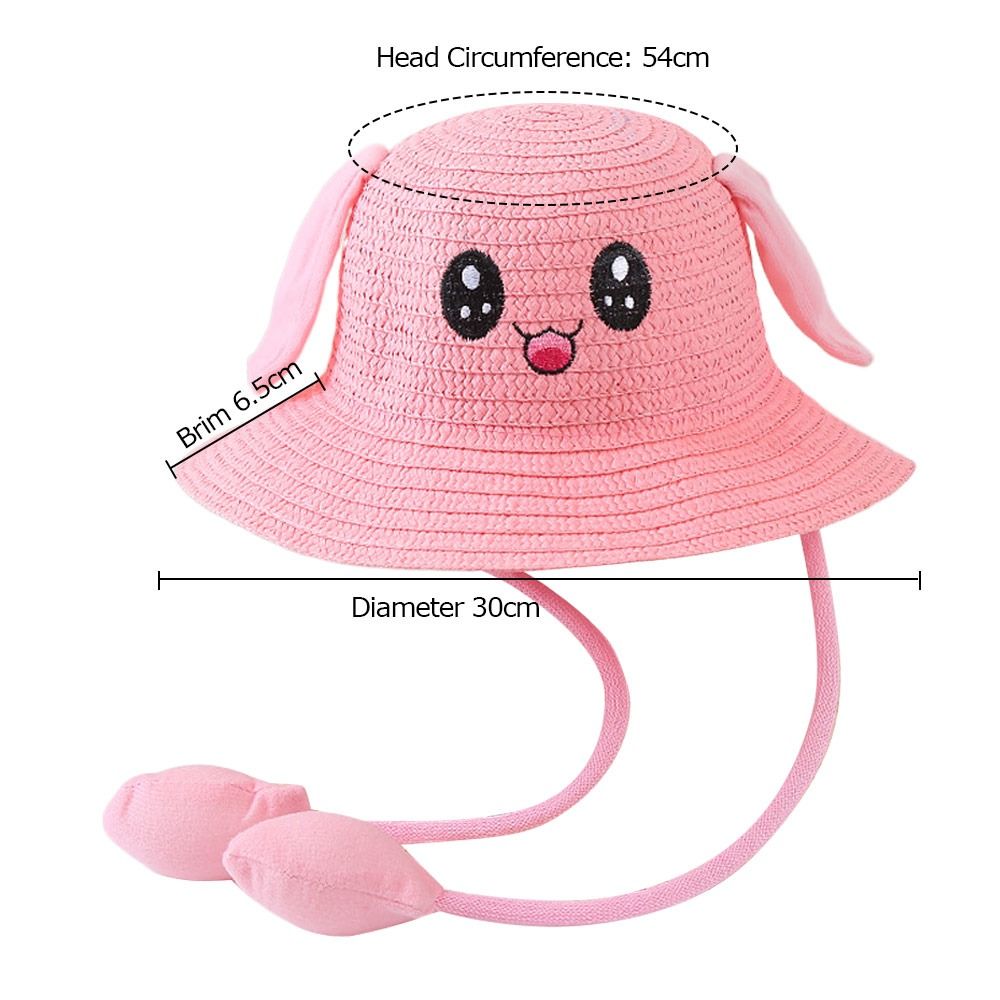 Summer Bucket Cap Moving Ears  - Bucket Hat Straw recensione e prezzo