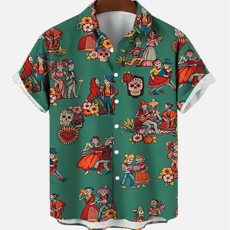Summer Men's Fashion Casual So - Resort Shirt Floral recensione e prezzo