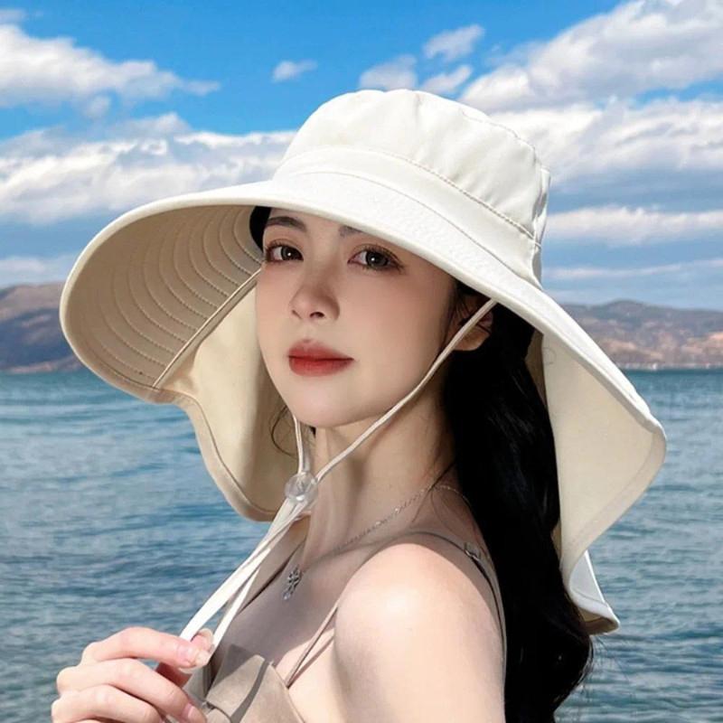 Outdoor UV Anti Neck Protectio - Bucket Hat Straw recensione e prezzo