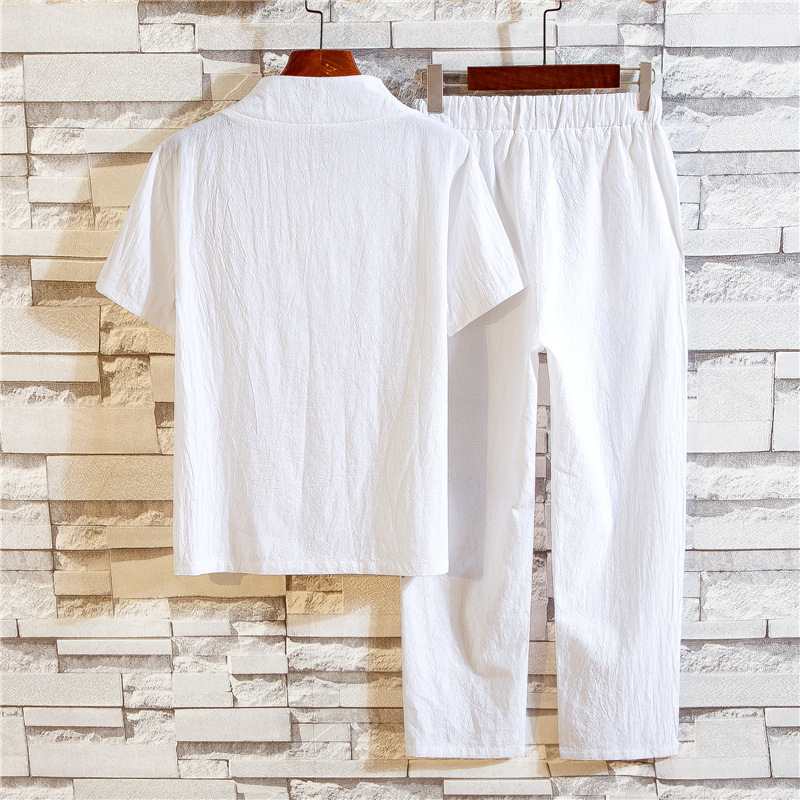 Men's Summer Cotton Linen Shor - Linen Shirt Breathable recensione e prezzo