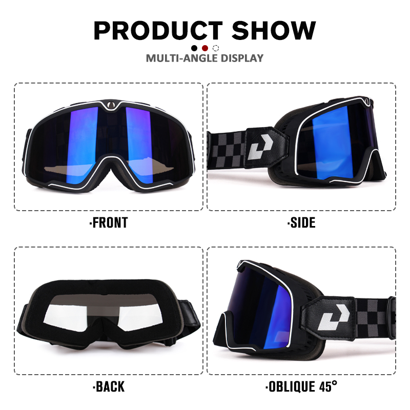 Bicycle Goggles Leather Windsh - Sunglass Retainer Cord recensione e prezzo