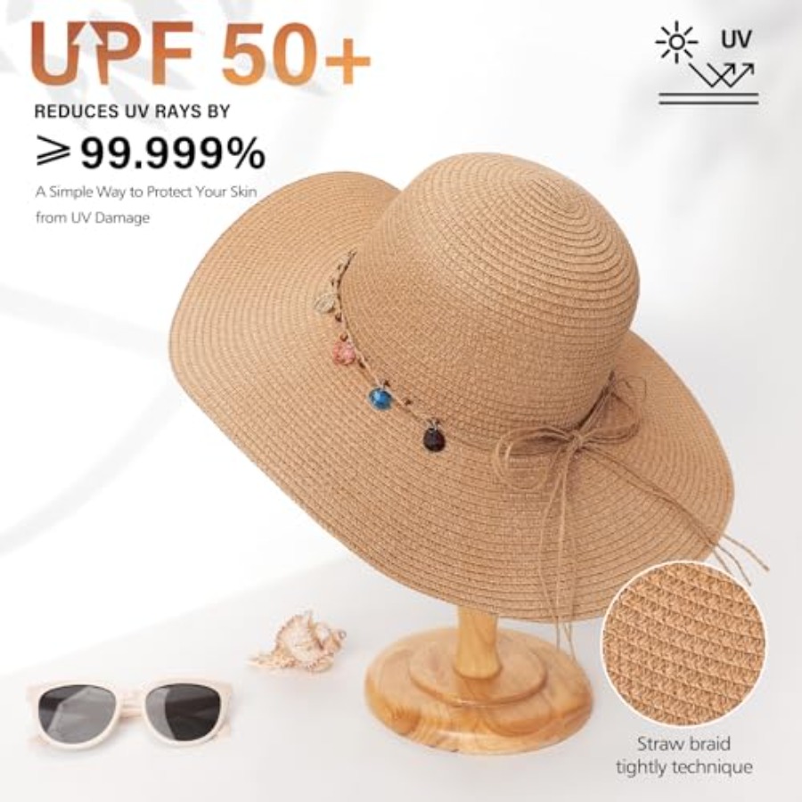 Trifabricy Beach Sun Straw Hat - Packable Hat Nylon recensione e prezzo