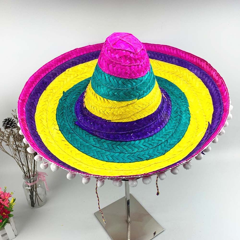 Summer Wide Brim Mexican Party - Bucket Hat Straw recensione e prezzo