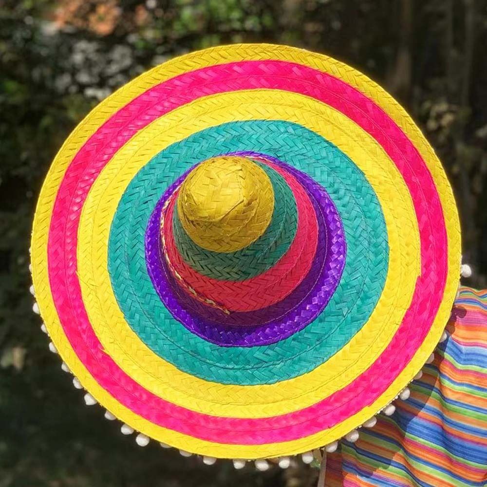 Summer Wide Brim Mexican Party - Bucket Hat Straw recensione e prezzo