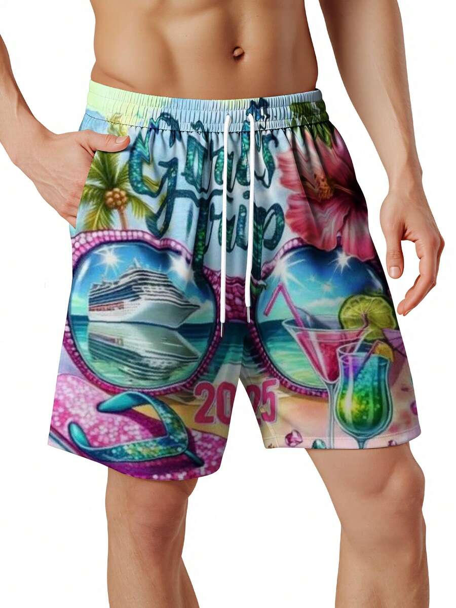 Mens Beach Swim Trunks 3D Prin - Swim Trunk Quick Dry recensione e prezzo