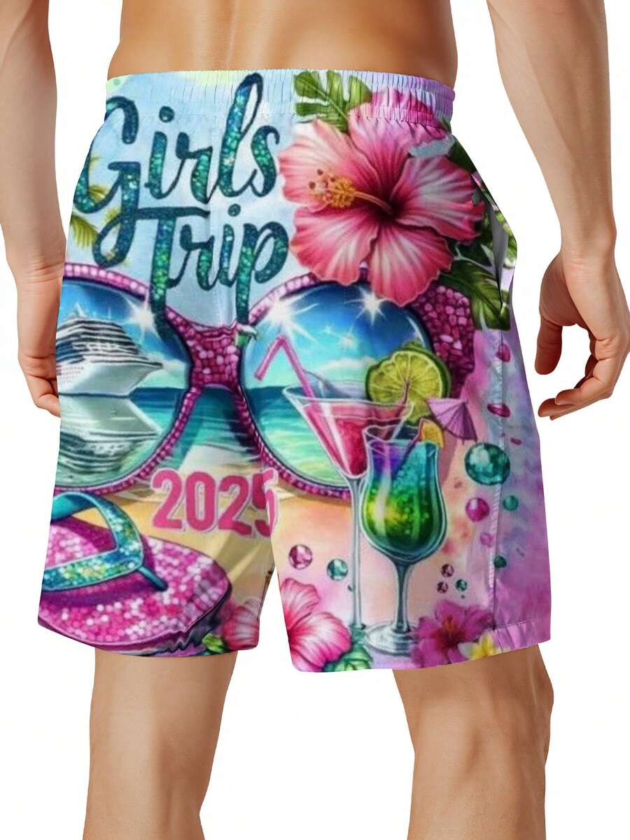Mens Beach Swim Trunks 3D Prin - Swim Trunk Quick Dry recensione e prezzo