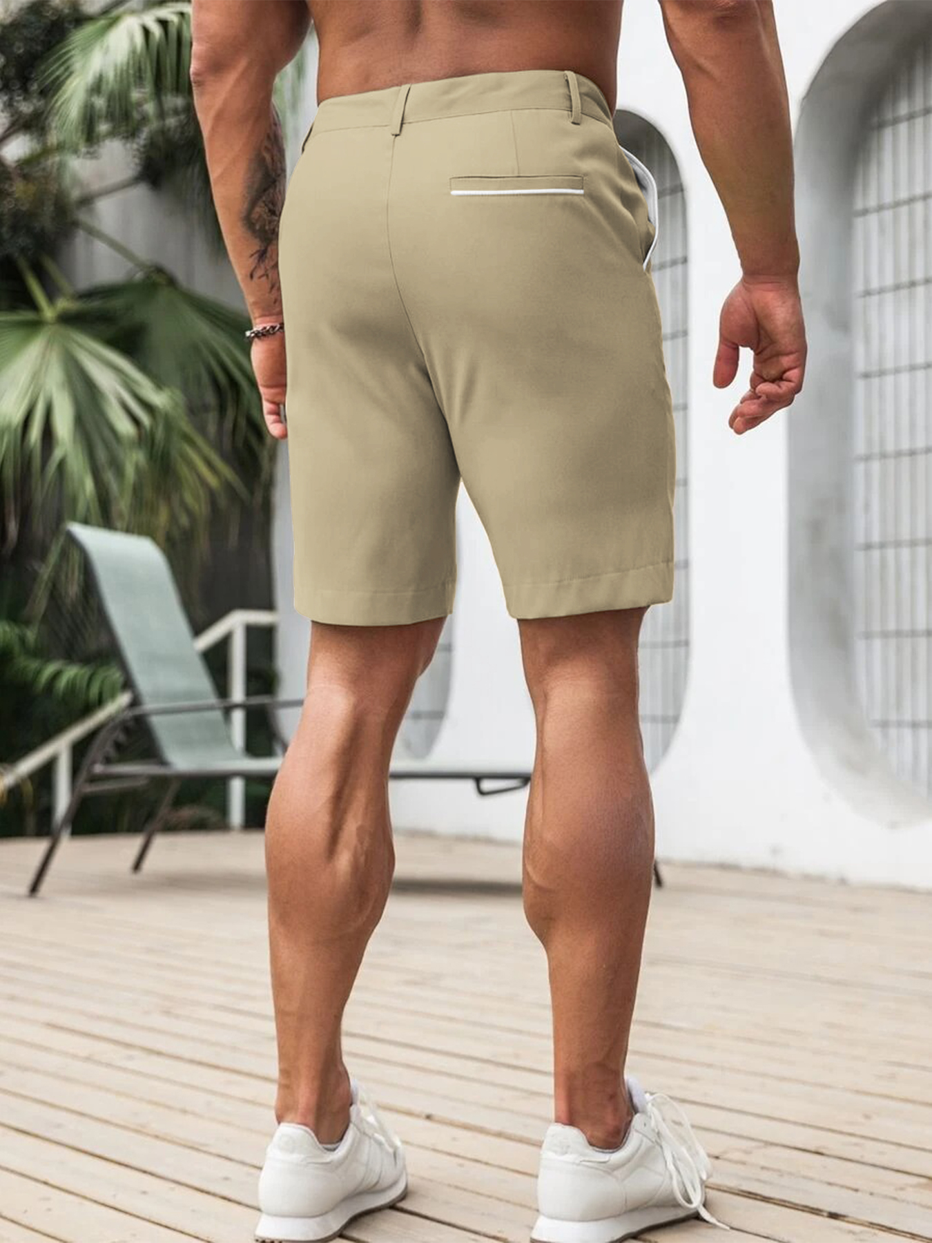 Men Fashion Slim Fit Chino Sho - Shorts Chino Slim recensione e prezzo