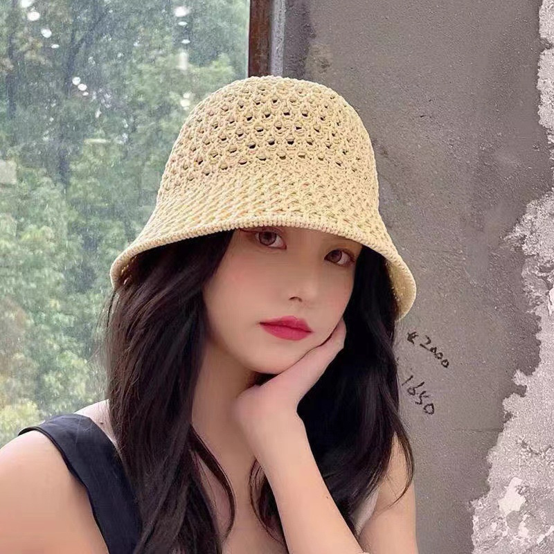 New Girls Sun Hat Wide Brim Fl - Bucket Hat Straw recensione e prezzo