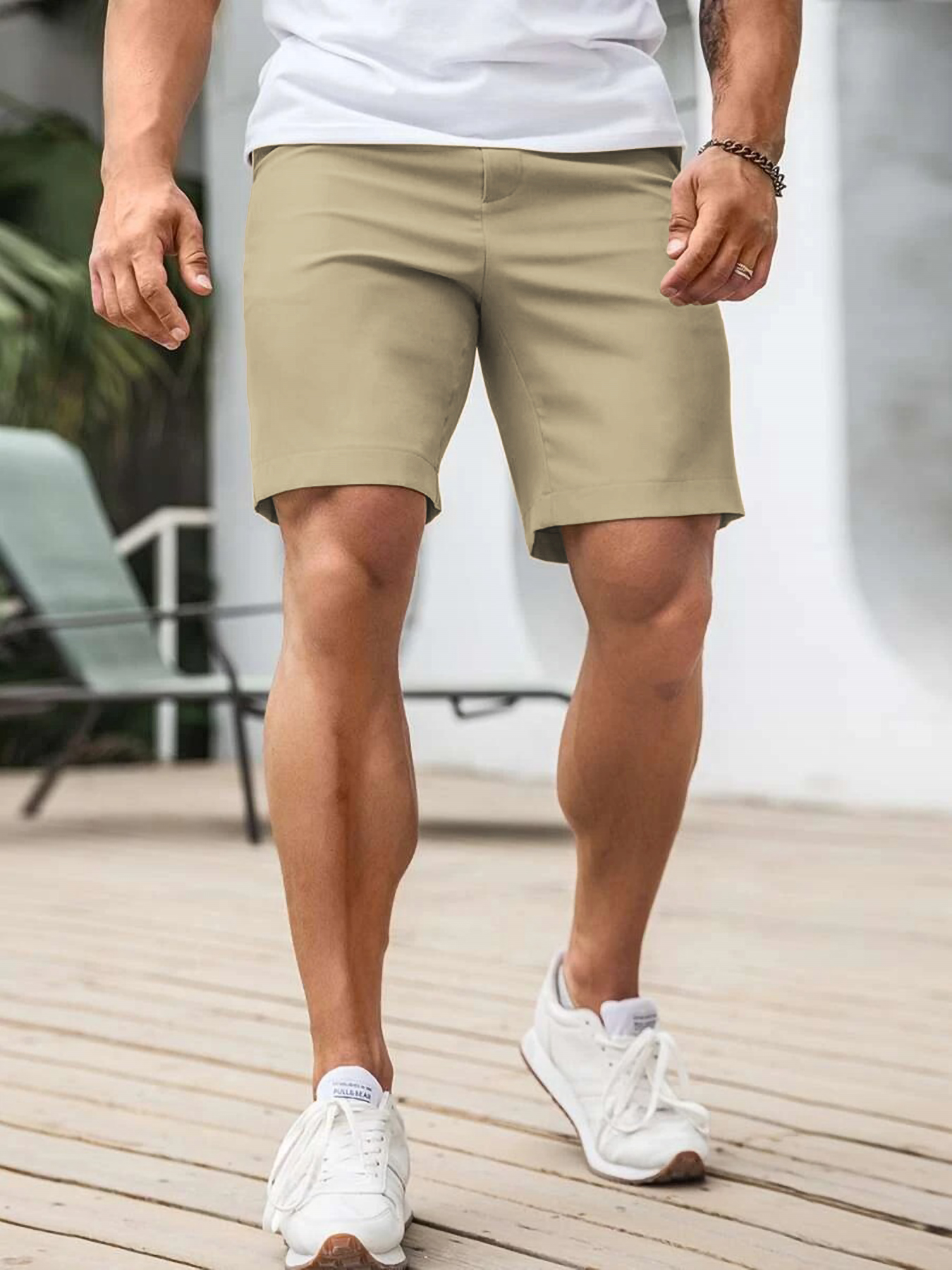 Men's Business Casual Chino Sh - Shorts Chino Slim recensione e prezzo