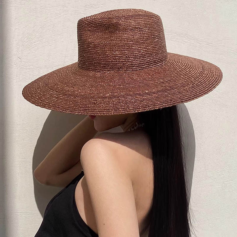 Large Brim Panama Straw Hat Fo - Bucket Hat Straw recensione e prezzo