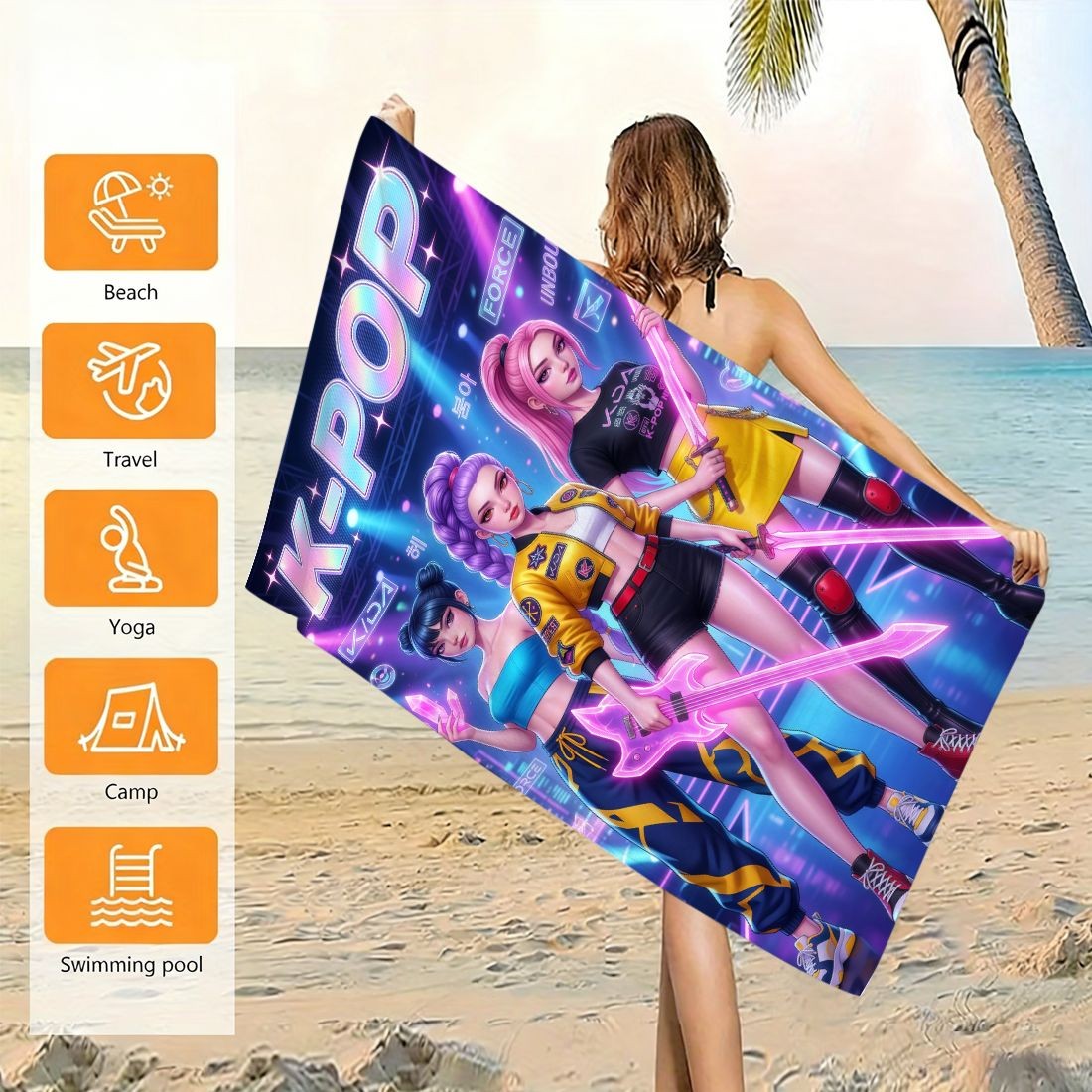 K-Pop Idol Print Large Size Be - Beach Towel Large recensione e prezzo