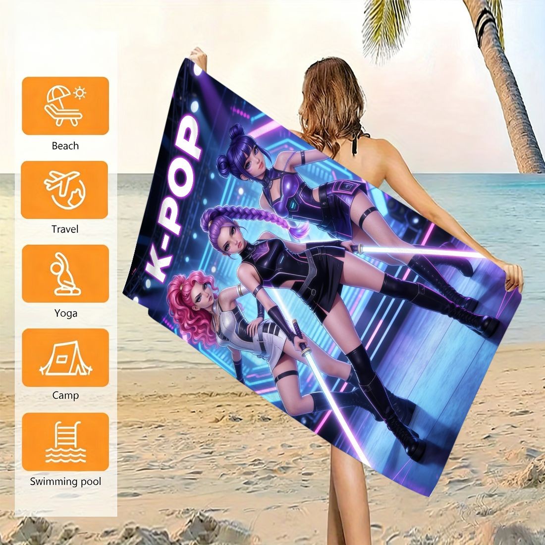 K-Pop Idol Print Large Size Be - Beach Towel Large recensione e prezzo