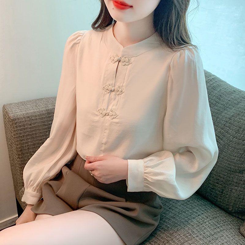 New Chinese Style Stand Up Col - Shirt Camp Collar recensione e prezzo