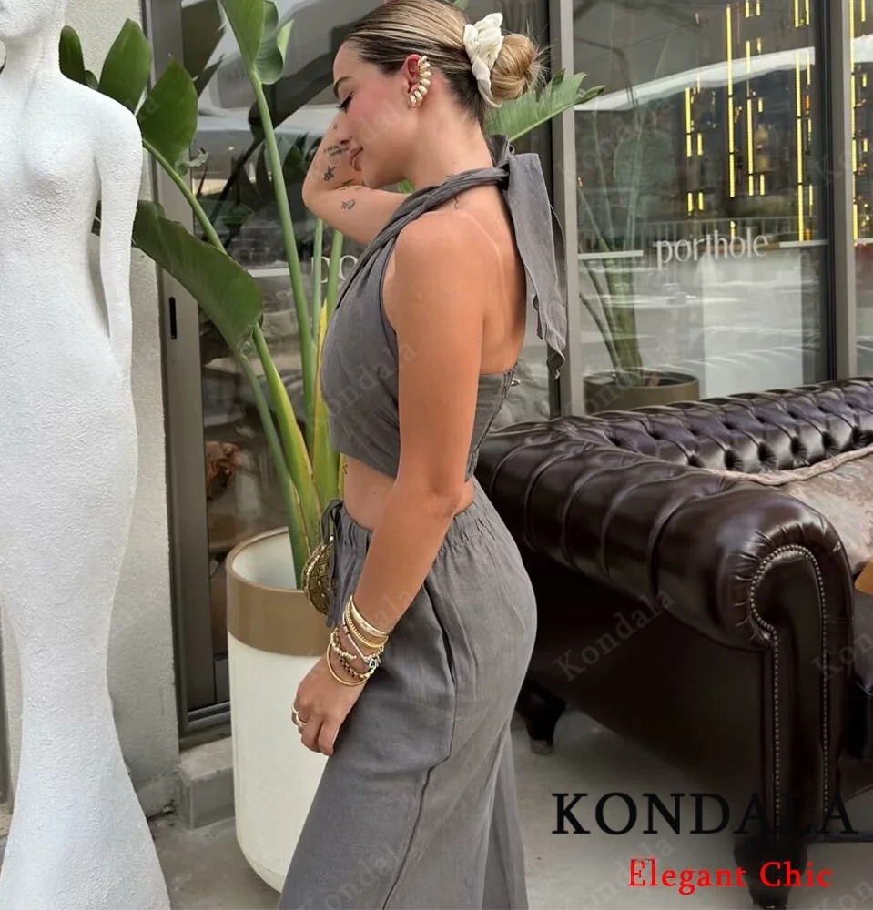 KONDALA Sexy Casual Crossover  - Short Linen Drawstring recensione e prezzo