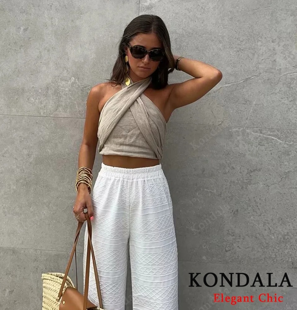 KONDALA Sexy Casual Crossover  - Short Linen Drawstring recensione e prezzo