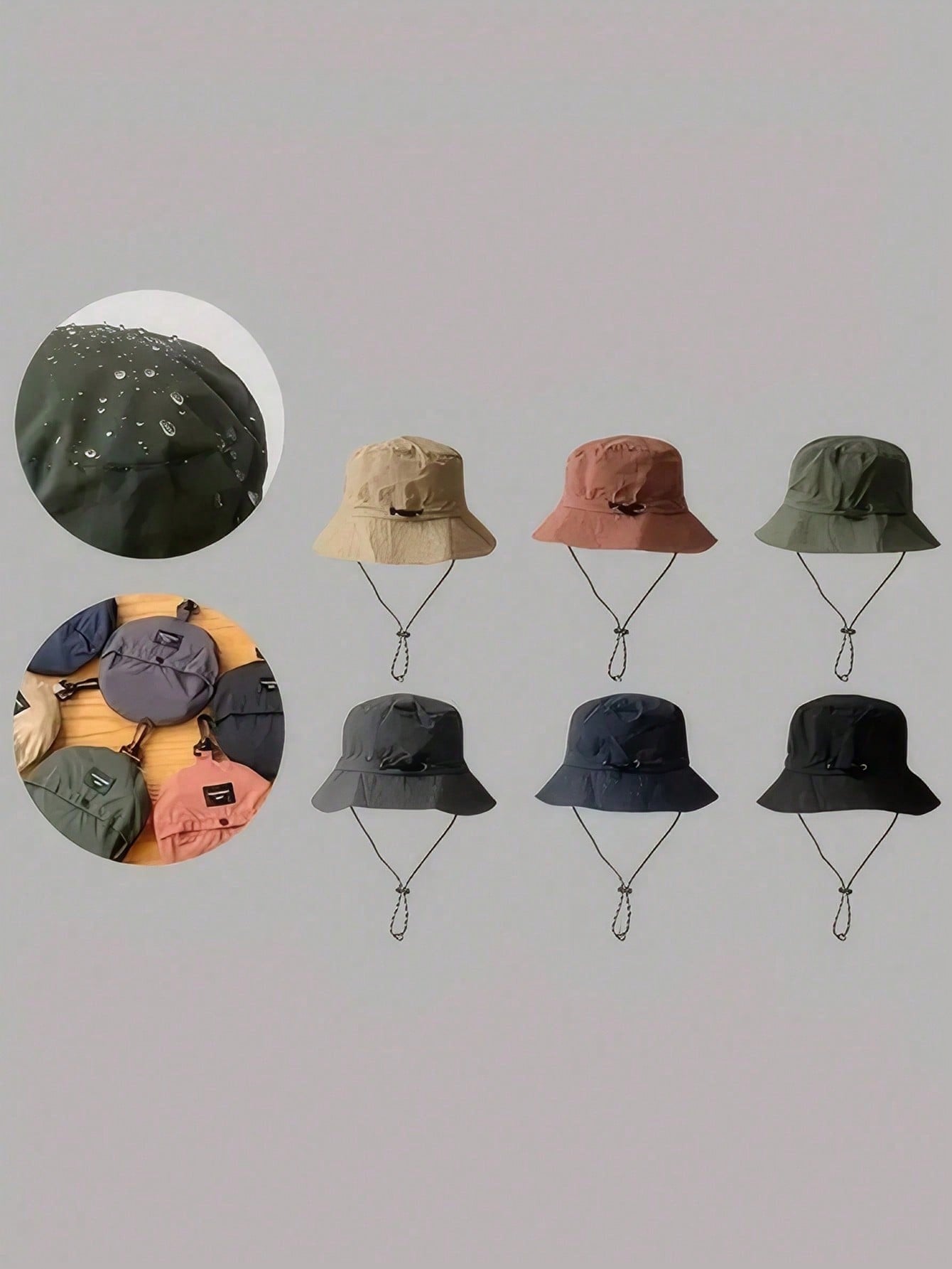 1 Pc Waterproof Bucket Hat, Fo - Packable Hat Nylon recensione e prezzo