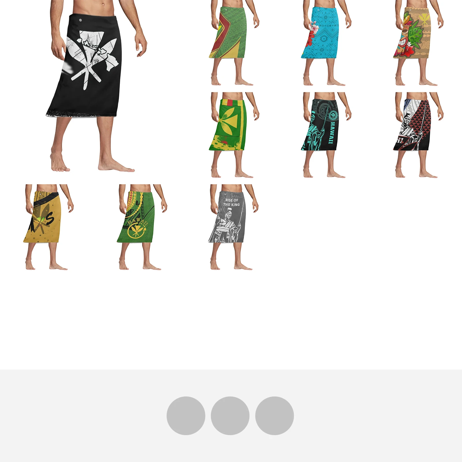 Polynesian Tribal Tattoo Print - Sarong Men Wrap recensione e prezzo