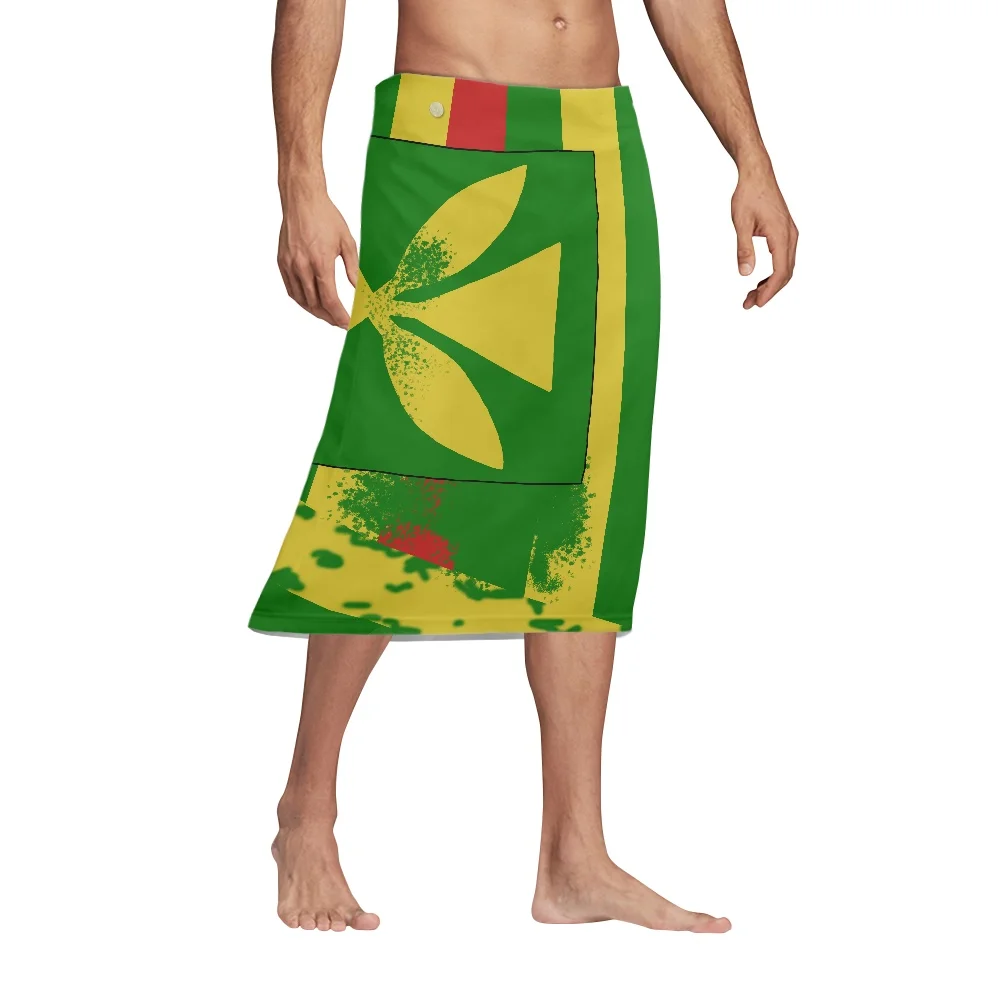 Polynesian Tribal Tattoo Print - Sarong Men Wrap recensione e prezzo