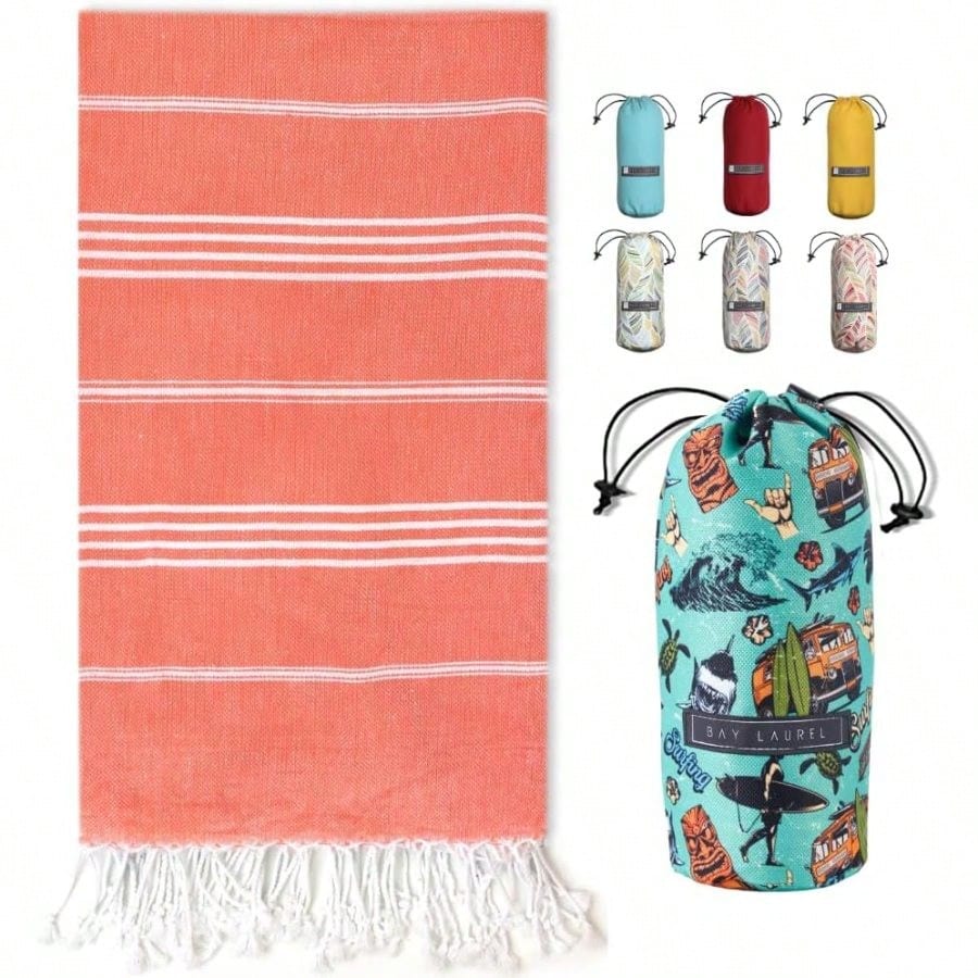 Turkish Beach Towel With Trave - Beach Towel Large recensione e prezzo