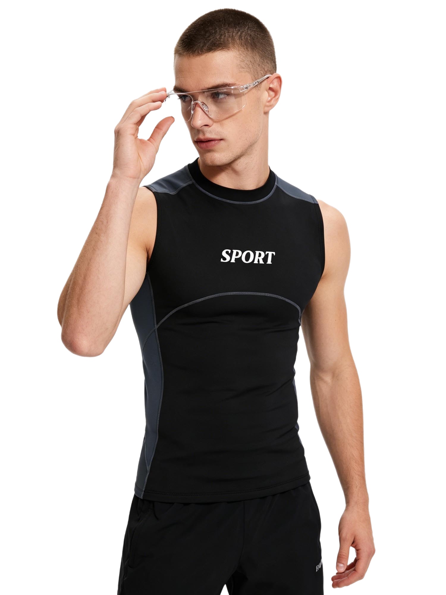 Mans Compression Tank Top Pull - Tank Top Muscle recensione e prezzo