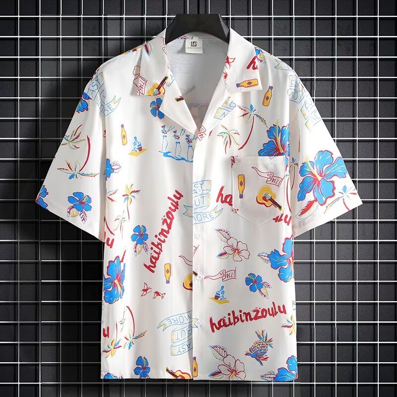 Resort Casual Short-Sleeved Sh - Resort Shirt Floral recensione e prezzo