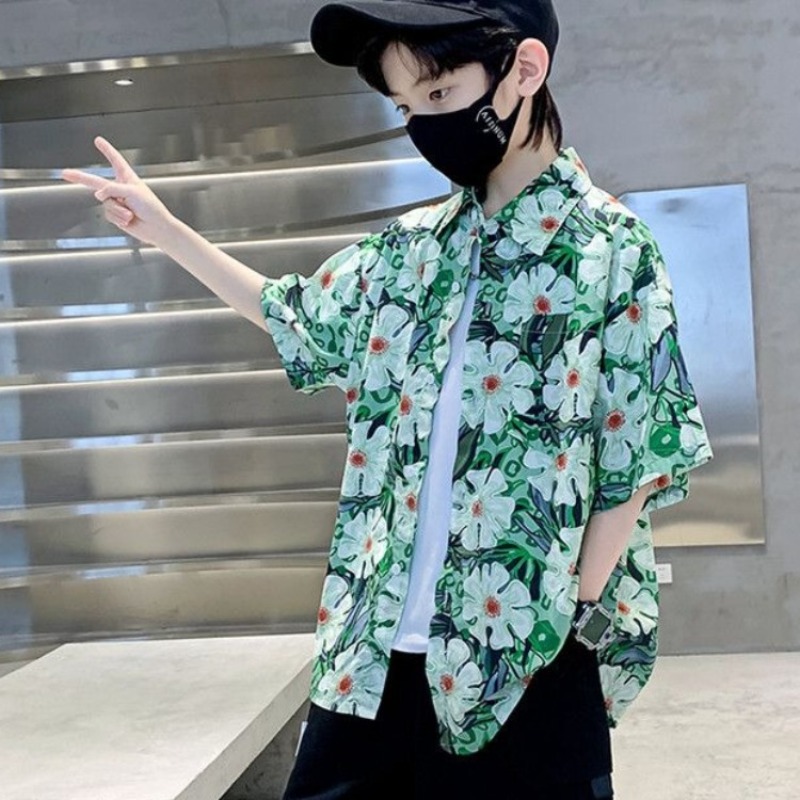 Boys' Floral Shirt Summer Set  - Resort Shirt Floral recensione e prezzo