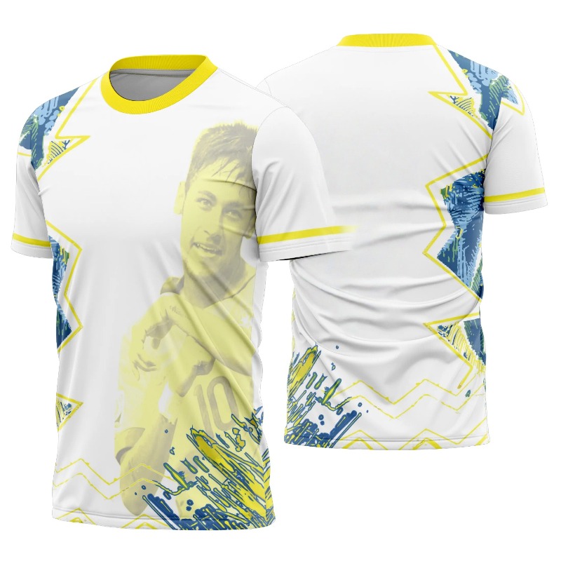 Summer Brazil Neymar No.10 Gra - Tee Graphic Print recensione e prezzo