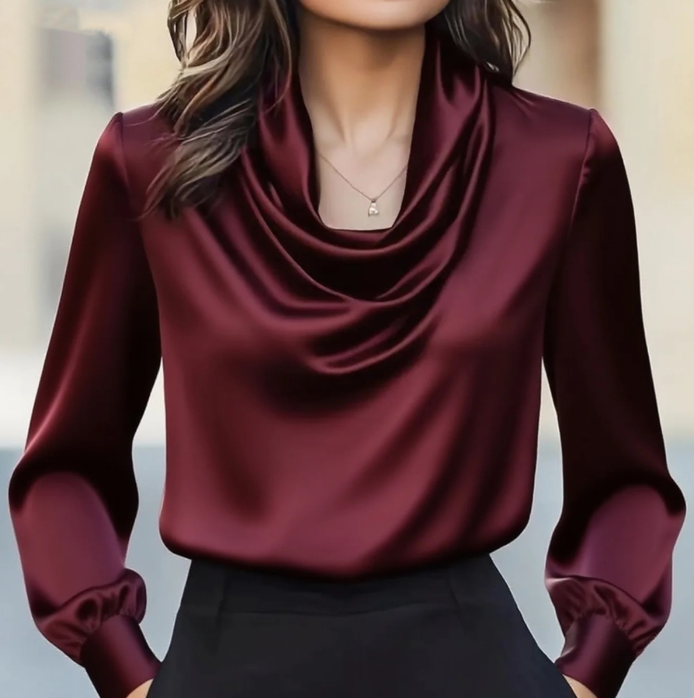 Autumn fashion elegant tempera - Shirt Camp Collar recensione e prezzo