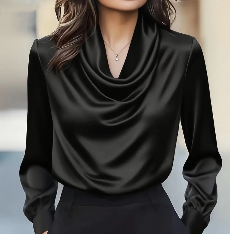 Autumn fashion elegant tempera - Shirt Camp Collar recensione e prezzo