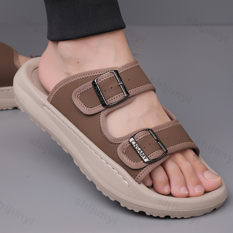 Men's Slippers 2025 Summer Bre - Flip Flop Leather Men recensione e prezzo