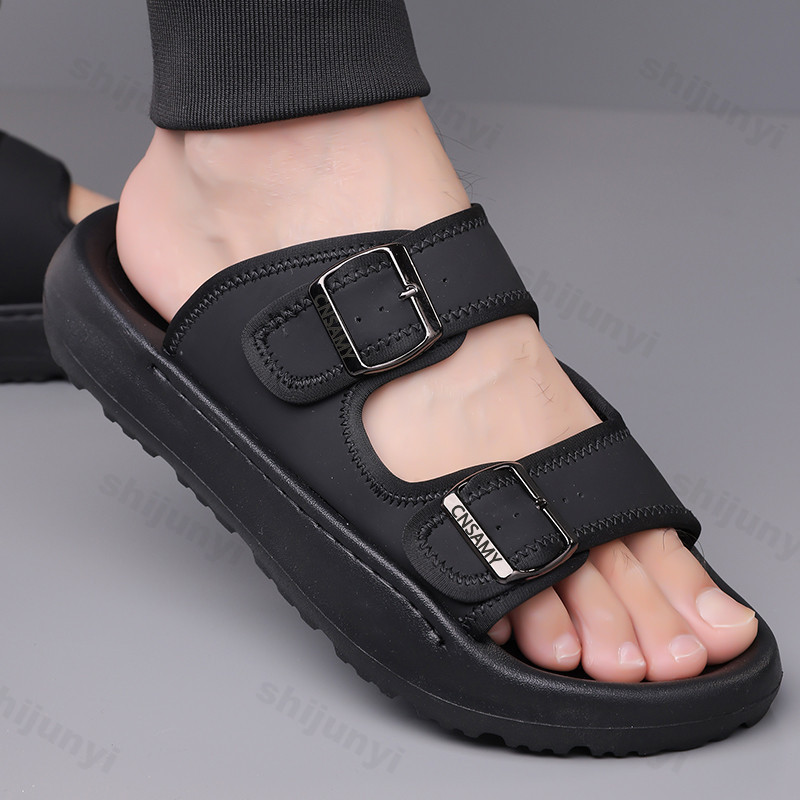 Men's Slippers 2025 Summer Bre - Flip Flop Leather Men recensione e prezzo