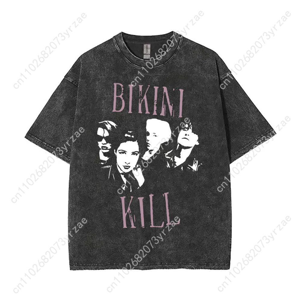 Bikini Kill Retro Wash Tshirt  - Linen Shirt Breathable recensione e prezzo