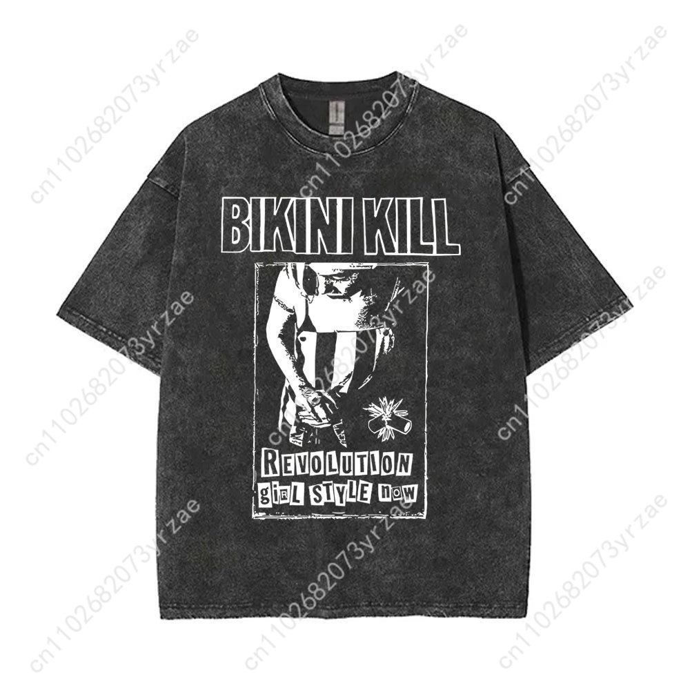 Bikini Kill Retro Wash Tshirt  - Linen Shirt Breathable recensione e prezzo
